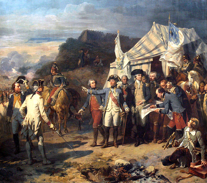 Asedio de Yorktown - Auguste Couder